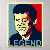 jfk legend poster