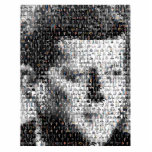 JFK montage photo sculptures