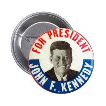 JFK pour le président - bouton Pin's Avec Agrafe