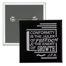 JFK quote button