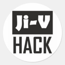Ji-V Hack Stickers - small