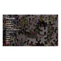 Jigsaw puzzle background business card