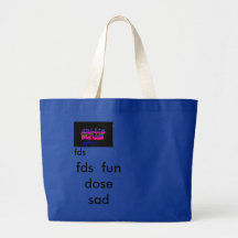 Jillian, fds, fds  fun dose sad canvas bag