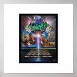 Jim Channon "Go Planet" Movie Poster on Canvas