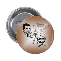JIM n'a à la maison jamais une deuxième tasse de c Pin's Avec Agrafe