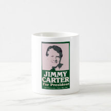 Jimmy Carter Distressed Cut Out Look Coffee Mug