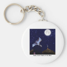 Jimmy Snork Howls at the Moon Key Chain