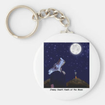 Jimmy Snork Howls at the Moon Keychains
