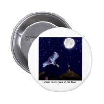Jimmy Snork Howls at the Moon Pinback Button