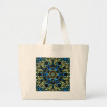 Jingle Bell Flower Dec 2012 Tote Bags