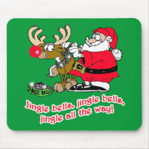 Jingle Bells T-shirts, Cards, Gifts Mouse Pads