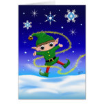 Jinglz™ Jingle Bell Elf greeting card
