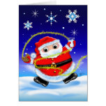 Jinglz™ Jingle Bell Santa greeting card