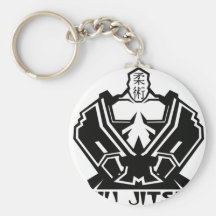 Jiu Jitsu - le combattant prépare Porte-clef