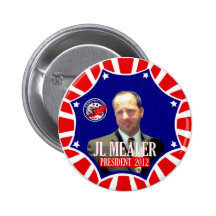 JL Mealer pour le président 2012 Badges Avec Agrafe