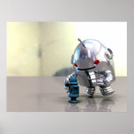 Jo Bot VS Little Blue Bot Print
