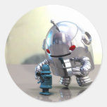 Jo Bot VS Little Blue Bot Sticker