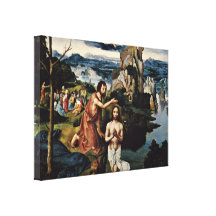 Joachim Patinir - Baptism of Christ Gallery Wrap Canvas