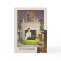 Joan Crawford Brentwood Home 1944 Greeting Cards