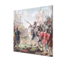 Joan of Arc (1412-31) Orders the English to Leave Canvas Prints