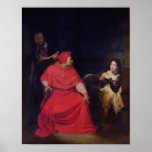 Joan of Arc  and the Cardinal of Winchester Posters