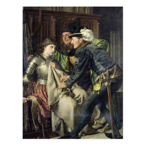 Joan of Arc  Insulted in Prison, 1866 Post Card