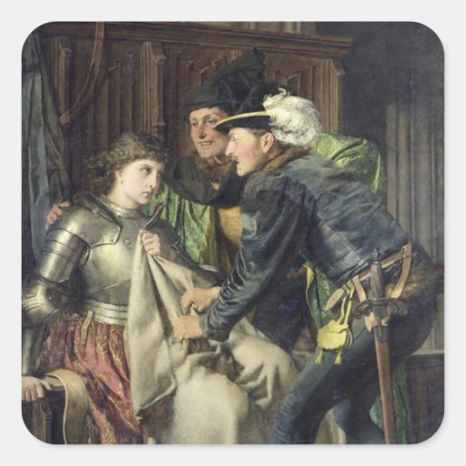 Joan of Arc  Insulted in Prison, 1866 Stickers
