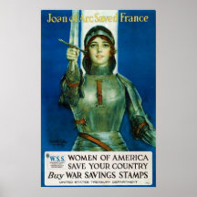 Joan of Arc Saved France Print