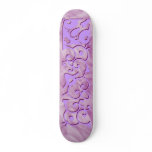 Joan Purple Plume Wingnut Designer Name Skate Board