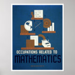 Jobs In Mathematics 1937 WPA Print