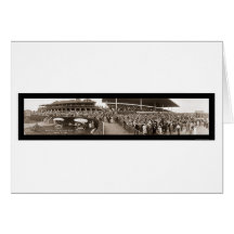 Jockey Club Miami Photo 1931 Greeting Card