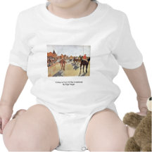 Jockeys In Front Of The Grandstand By Edgar Degas Bodysuits