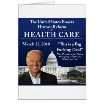 Joe Biden It's a Big Fing Deal Greeting Card
