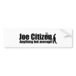 Joe Citizen bumper sticker