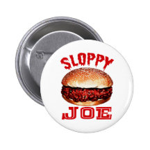 Joe désordonné badge avec épingle