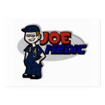 Joe Medic Paramedic Gifts Business Card Template
