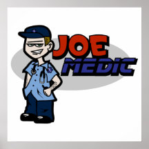 Joe Medic Paramedic Gifts Print