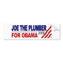 Joe the Plumber for Obama Bumper Sticker