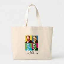 Joe The Speaker (With Title) Tote Bags