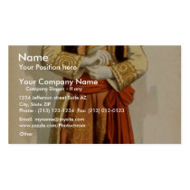 Joe Weber's Burlesque of The Merry Widow Business Card Template