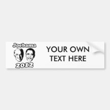 JOEBAMA 2012 -.png Bumper Sticker