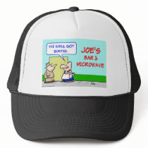 joes bar and grill microwave busted hat