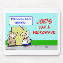 joes bar and grill microwave busted mouse pads