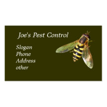 Joe's Pest Control ~ biz card Business Card Templates