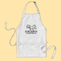 Jogging Cats aprons