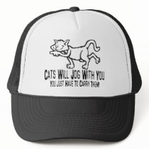 Jogging Cats Mesh Hats