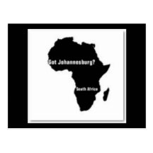 johanesburg south africa postcard
