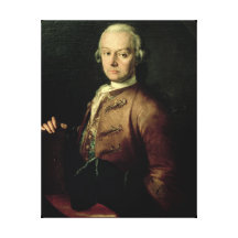 Johann Georg Leopold Mozart Gallery Wrapped Canvas