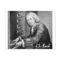 Johann Sebastian Bach Stuff Postcard