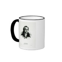 Johann Wolfgang Goethe  engraved by Delacroix Mug